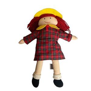 Vintage Eden 1994 Maeline Soft Toy Rag Doll Hat Plush Girl 15"